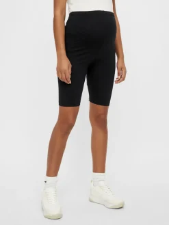 MamaLicious Sannie jersey biker shorts 2-pak - BLACK- Jeans, Bukser & Shorts|Leggings/Strømpebukser