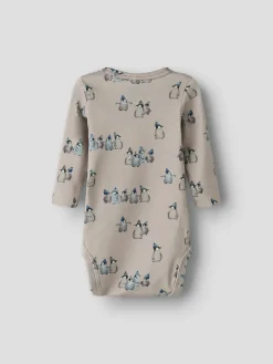 NAME IT Sanuel Langærmet Body - Inscrutable- Bodystocking Langærmet