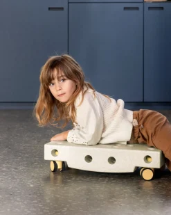 MODU Scooter board Sand Grey / Honey Yellow- Store Byggesæt|Tumlemøbler