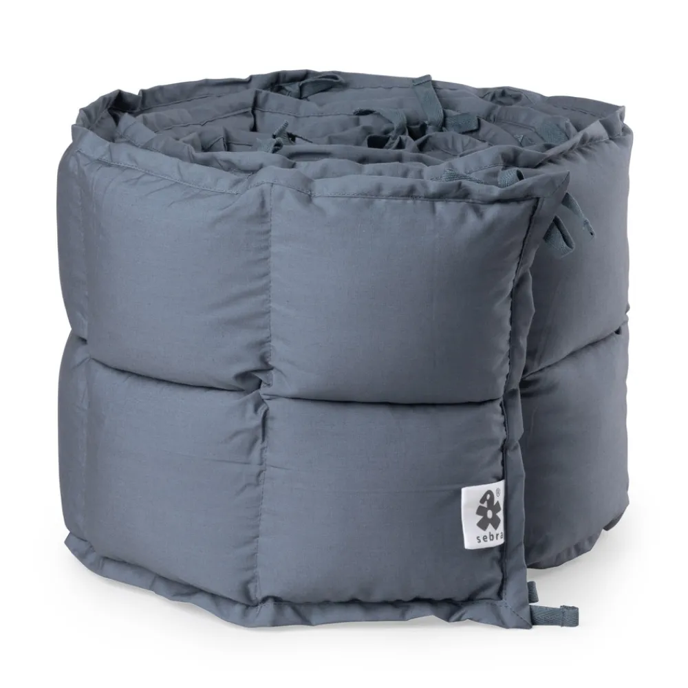 Sebra Sengerand, kapok, forest lake blue-Børn Sengerande