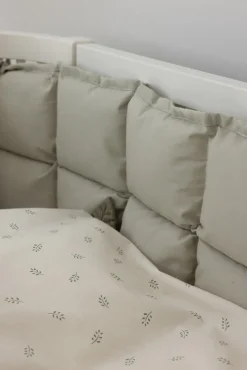 Sebra Sengerand, kapok, halv længde, mist green-Børn Sengerande