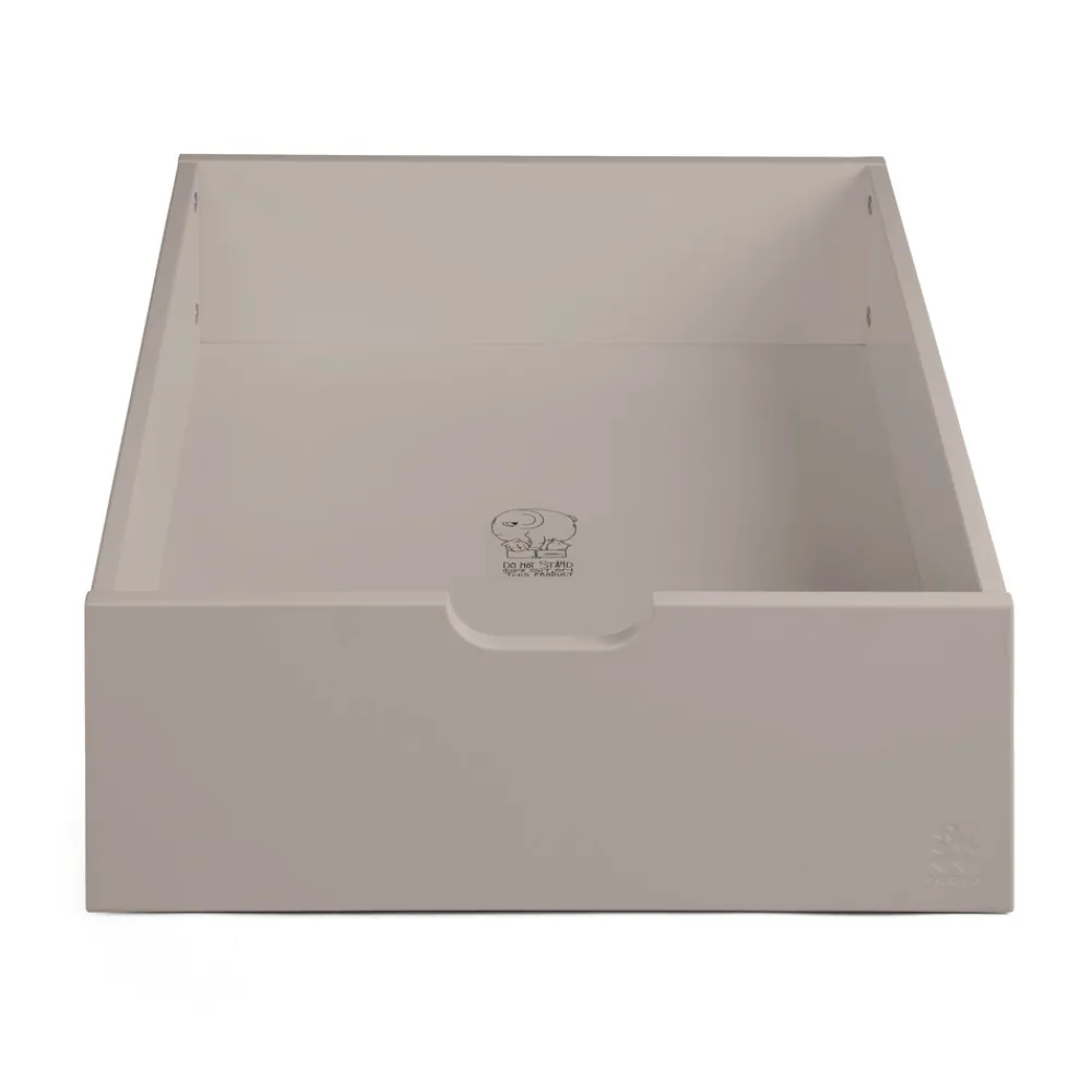 Sebra sengeskuffen - jetty beige - FSC®-Børn Tremmesenge