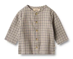 Wheat Shelby Skjorte - Blue check- Skjorter