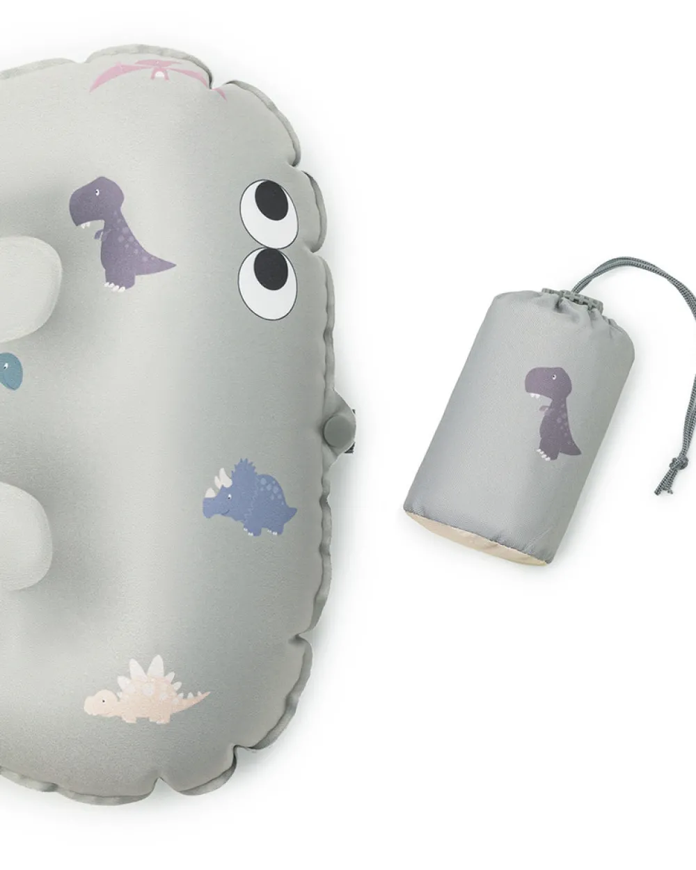 NOUI NOUI Siddepude - dino brun-Børn Tilbehør Til Højstole