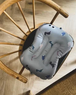 NOUI NOUI Siddepude - dino brun-Børn Tilbehør Til Højstole