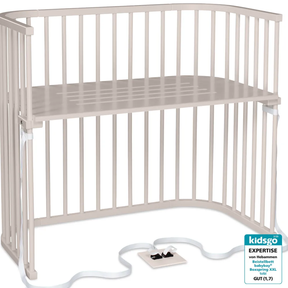 Babybay Side by side seng, Boxspring XXL - beige-Børn Side By Side Senge