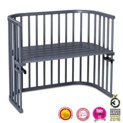 Babybay Side by side seng Maxi - Grå-Børn Side By Side Senge