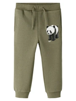 NAME IT Sigurt Sweatpants - Dusty Olive- Bukser