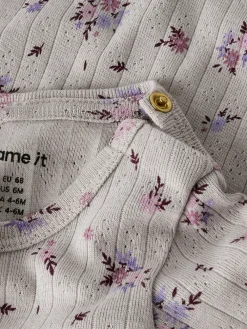 NAME IT Simone Langærmet Body - Ashes Of Roses- Bodystocking Langærmet