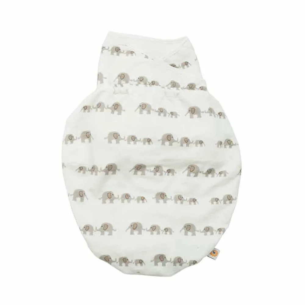 Ergobaby Single Swaddler - elephant-Børn Soveposer
