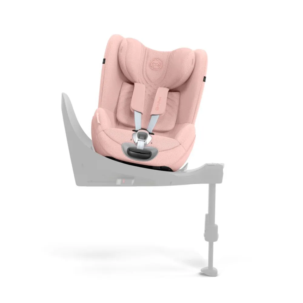 Cybex Sirona T i-Size PLUS inkl. base - peach pink- Autostole 40-125 Cm (0-6 År)