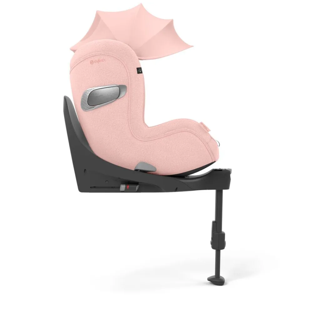 Cybex Sirona T i-Size PLUS inkl. base - peach pink- Autostole 40-125 Cm (0-6 År)