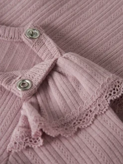 NAME IT Siva Langærmet Body - Keepsake Lilac- Bodystocking Langærmet