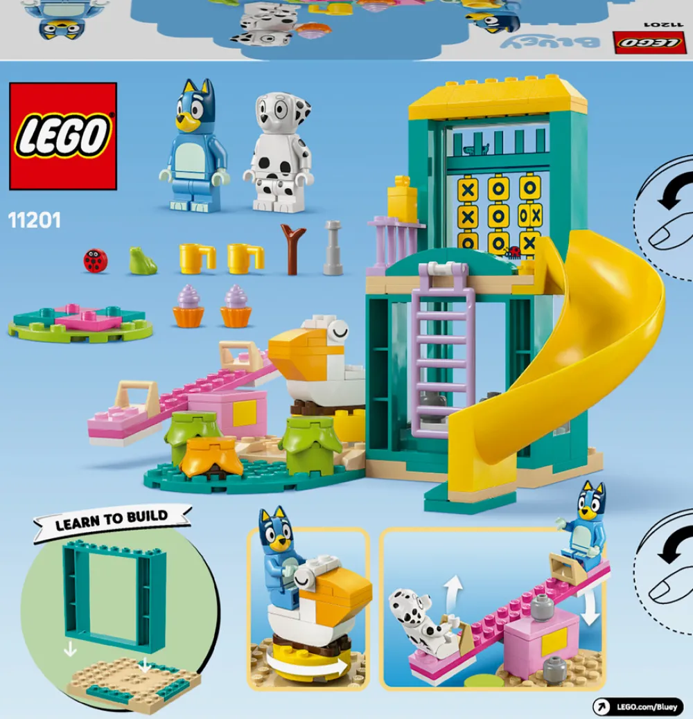 LEGO BLUEY Sjov på legepladsen med Bluey og Chloe 11201- Lego