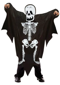 CIAO Skeleton Ghost kostume - SORT- Kostumer|Udklædning