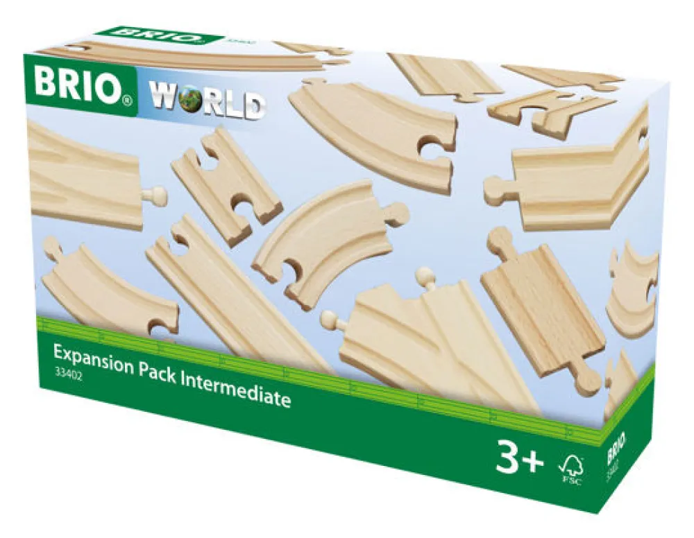 Brio Skinnesæt, 16 dele - FSC®- Togbaner & Tog