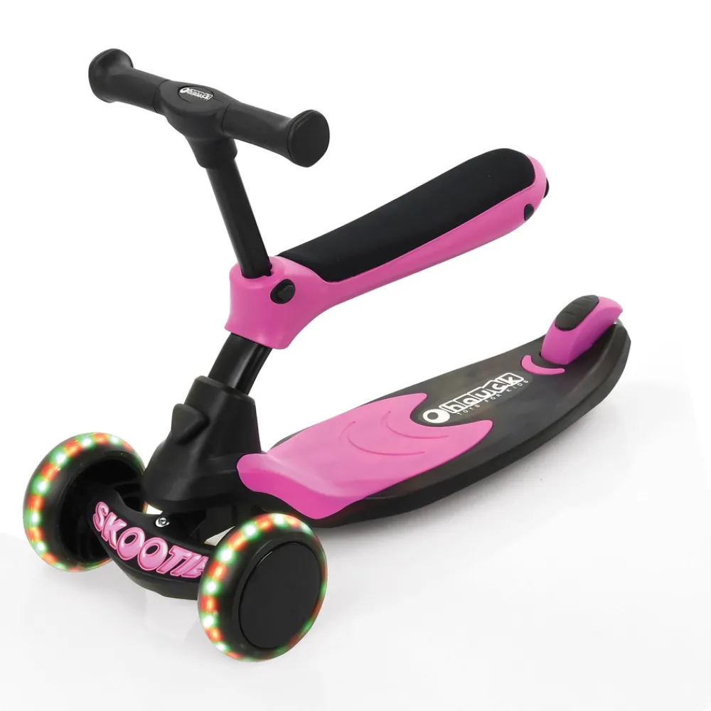 Hauck Skootie 2i1 løbehjul - neon pink- Løbehjul & Rulleskøjter