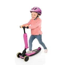 Hauck Skootie 2i1 løbehjul - neon pink- Løbehjul & Rulleskøjter