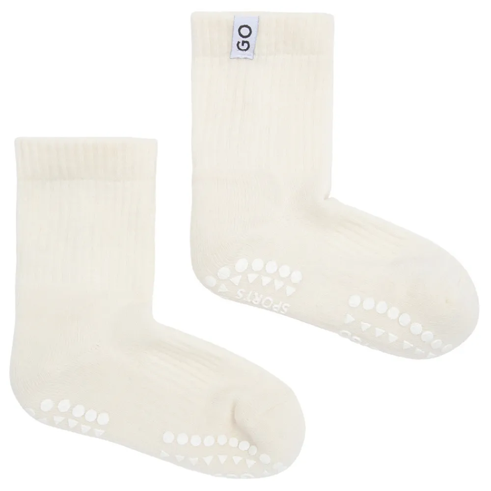 GOBABYGO Skridsikre Sport Strømper - Off white- Skridsikre Strømper
