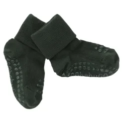 GOBABYGO Skridsikre Strømper - Bamboo - Forest green- Skridsikre Strømper|Strømper
