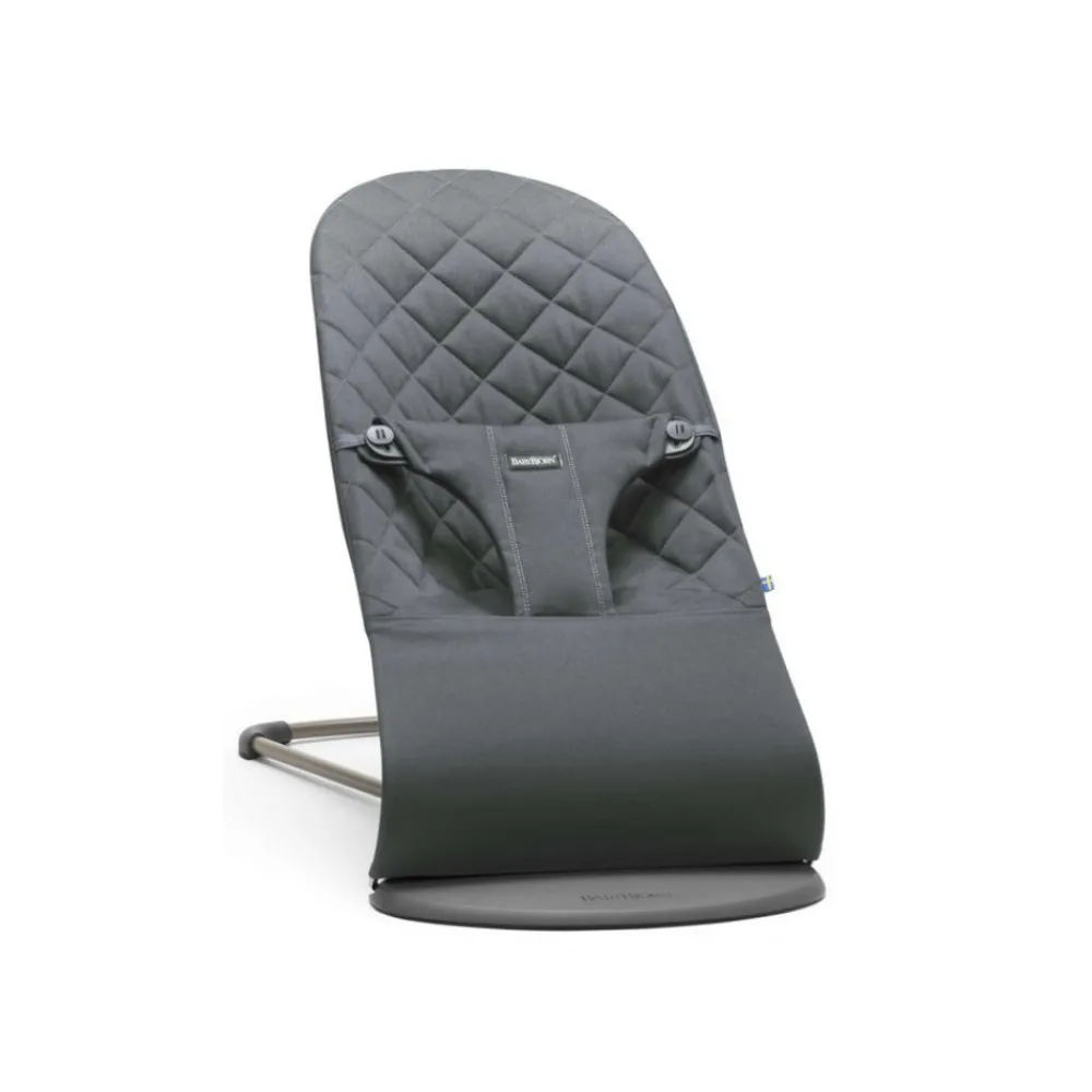 BabyBjörn Skråstol Bliss Vævet Klassisk Quilt - Antacit-Børn Skråstole