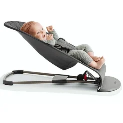 BabyBjörn Skråstol Bliss Vævet Klassisk Quilt - Antacit-Børn Skråstole