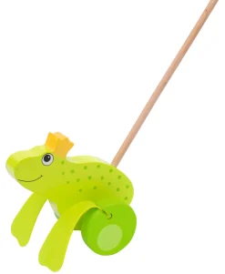Goki Skubbedyr, Frø-kongen- Trælegetøj|Trækdyr
