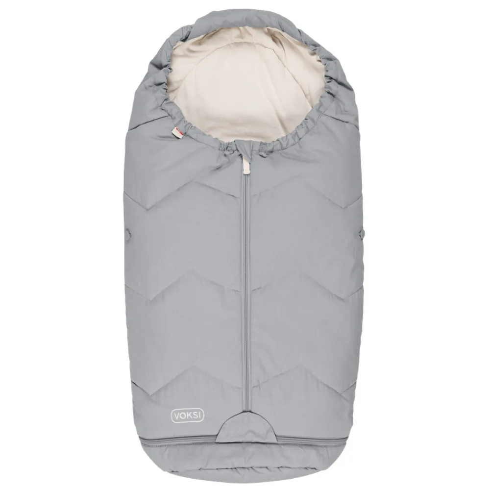 Voksi Sky Light - Grey Solid- Køreposer Til Autostol|Køreposer