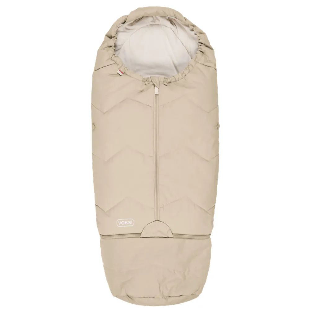 Voksi Sky Light -Seashell Sand Solid- Køreposer Til Autostol|Køreposer