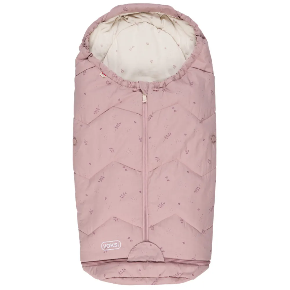 Voksi Sky Light - Soft Grape Heather- Køreposer Til Autostol|Køreposer