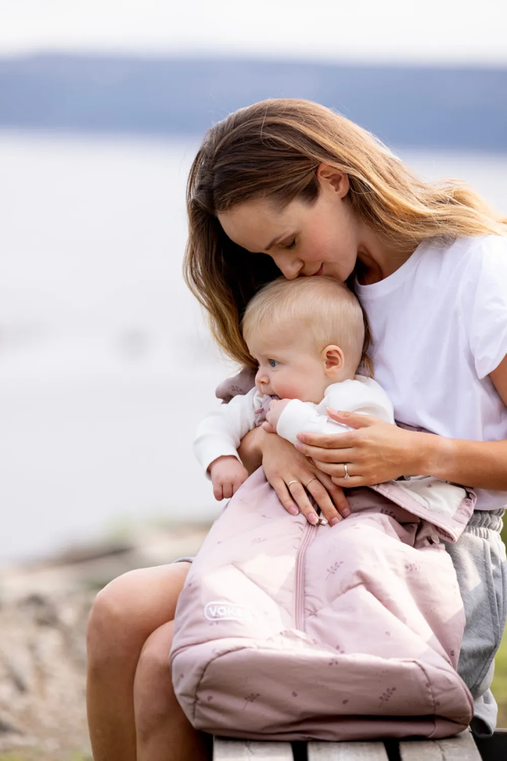 Voksi Sky Light - Soft Grape Heather- Køreposer Til Autostol|Køreposer