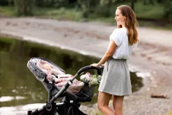 Voksi Sky Light - Soft Grape Heather- Køreposer Til Autostol|Køreposer