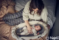 Najell SleepCarrier Vandtæt Madrasbeskytter - Mercury Grey- Madrasser & Lagner Til Barnevogne