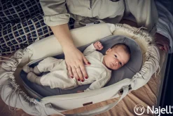 Najell SleepCarrier Vandtæt Madrasbeskytter - Mercury Grey- Madrasser & Lagner Til Barnevogne