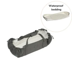 Najell SleepCarrier X inkl. waterproof bedding - Stormy grey- Lifte