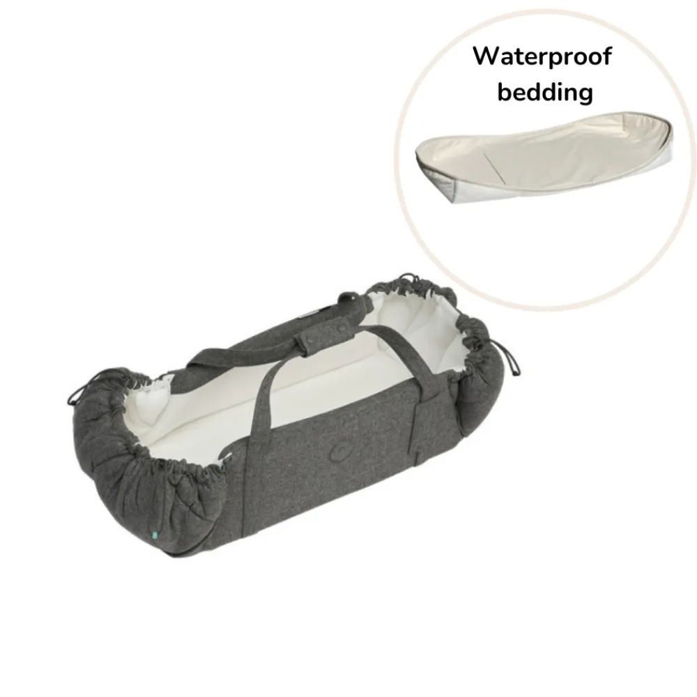 Najell SleepCarrier X inkl. waterproof bedding - Stormy grey- Lifte