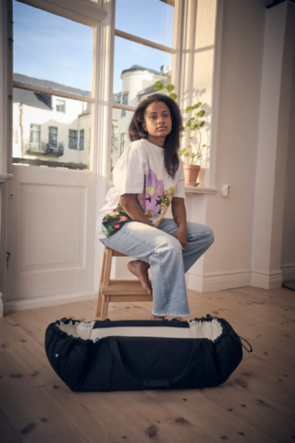 Najell SleepCarrier X inkl. waterproof bedding - Matte black- Lifte