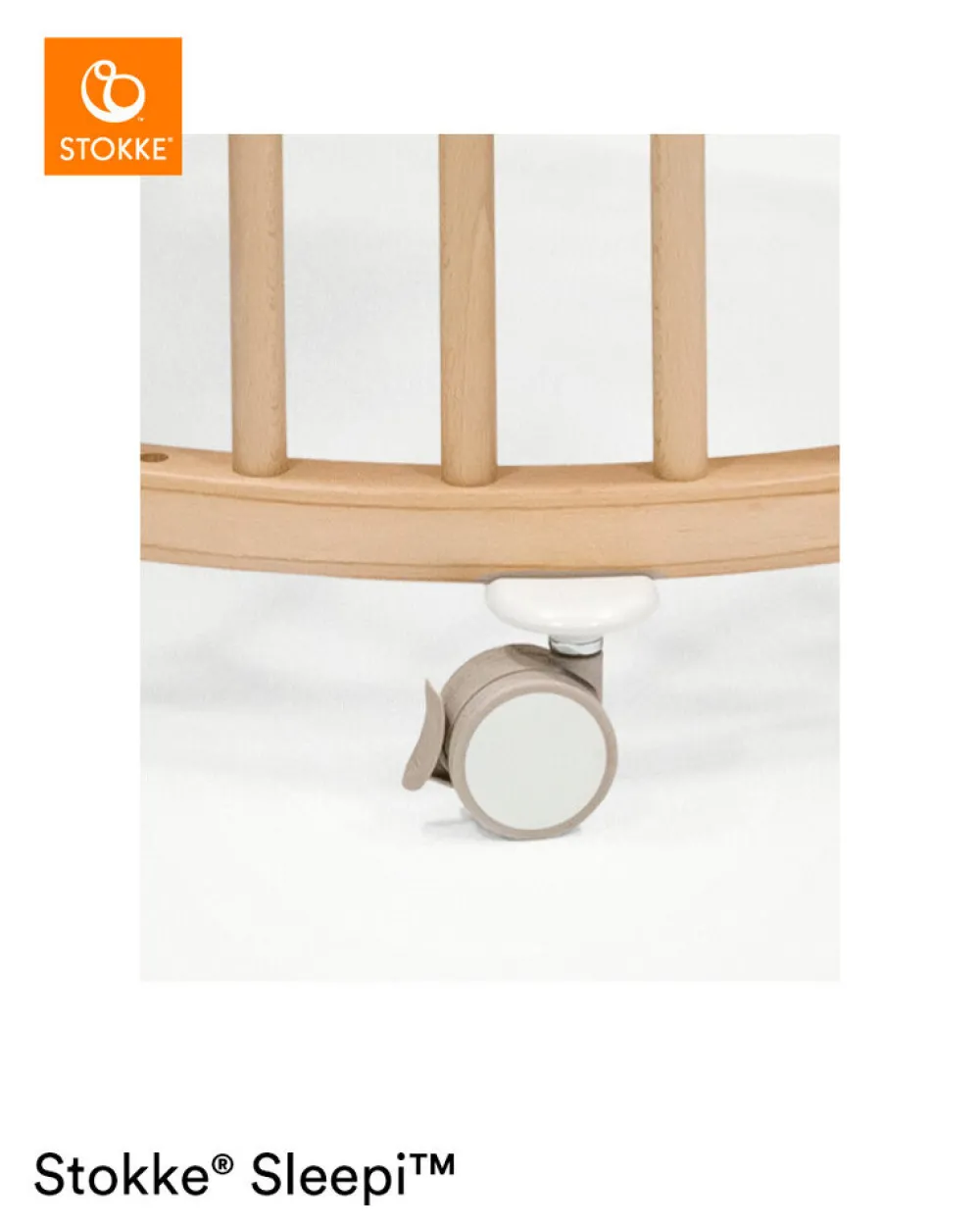 Stokke® Sleepi Mini V3 inkl. madras og ombygningssæt - natur-Børn Pakkeløsninger|Tremmesenge