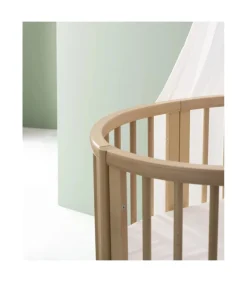 Stokke® Sleepi Mini V3 inkl. madras og ombygningssæt - natur-Børn Pakkeløsninger|Tremmesenge