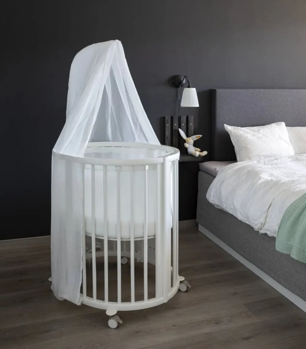 Stokke® Sleepi Mini V3 inkl. madras og ombygningssæt - hvid-Børn Pakkeløsninger|Tremmesenge