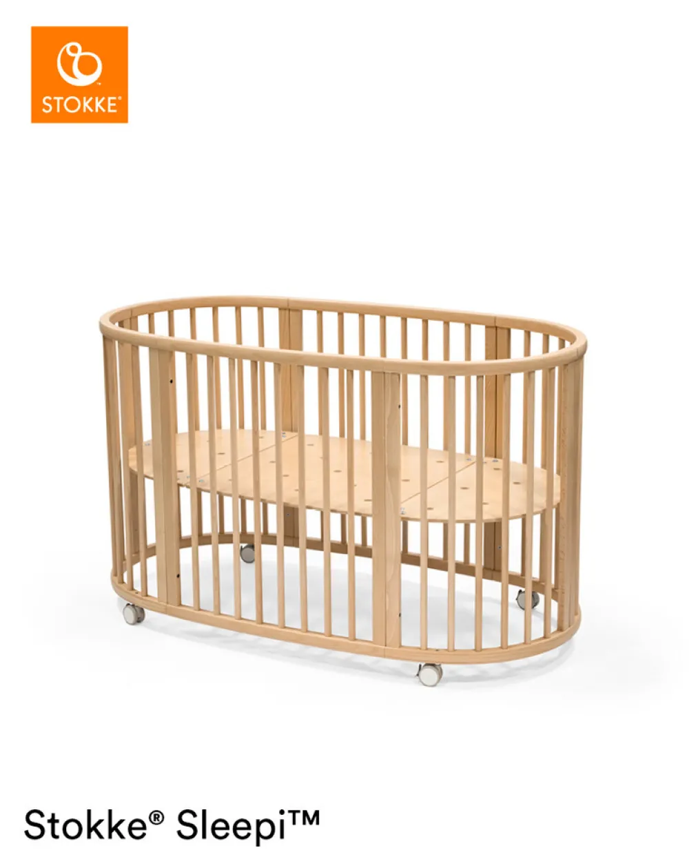 Stokke® Sleepi V3 Seng - natur-Børn Tremmesenge