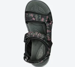 SKECHERS S-Lights Hypno-Splash - Sun Breaks - Black Olive- Sandaler Med Blink|Sandaler Med Åben Tå