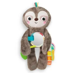 Bright Starts Slingin’ Sloth Travel Buddy Aktivitets-dovendyr- Legetøj Til Barnevogne & Autostole