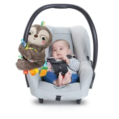 Bright Starts Slingin’ Sloth Travel Buddy Aktivitets-dovendyr- Legetøj Til Barnevogne & Autostole