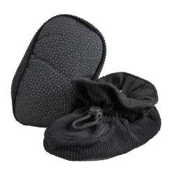 BeKids Slippers corduroy - Black- Futter