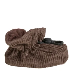 BeKids Slippers corduroy - Bracken Brown- Futter