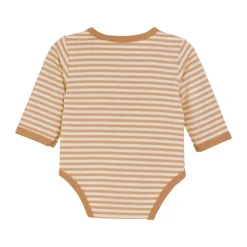 Fixoni Slå-om Body Langærmet - Doe- Præmatur Tøj|Bodystocking M. Skrålukning