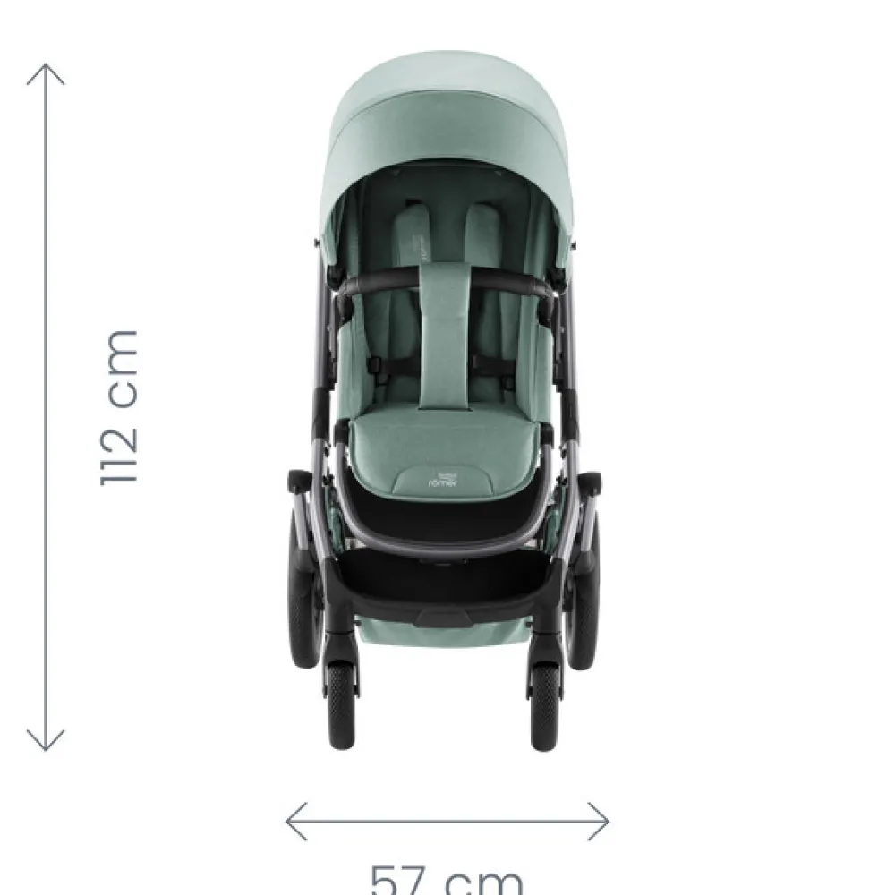 Britax Römer SMILE 5Z - space black- Klapvogne Med Flade Sæder