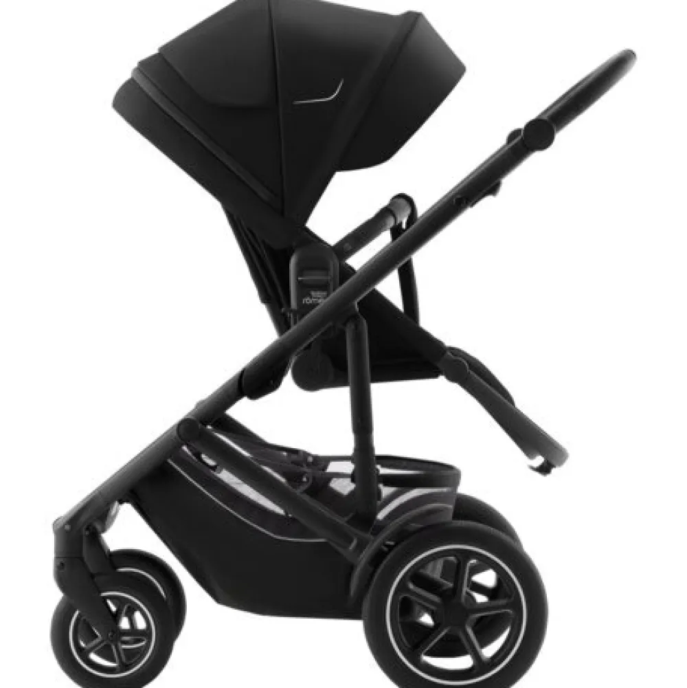 Britax Römer Smile 5Z inkl. liggedel og Baby-Safe Core autostol - space black- Kombivognspakker|Vognpakker