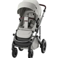 Britax Römer Smile 5Z Lux - Linen Grey- Klapvogne Med Flade Sæder
